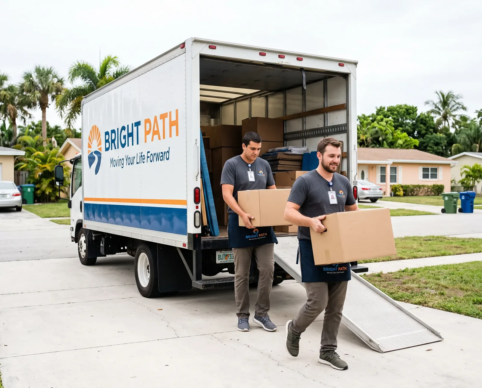 Custom printed apparel and signage for Cleaning & Moving Crews